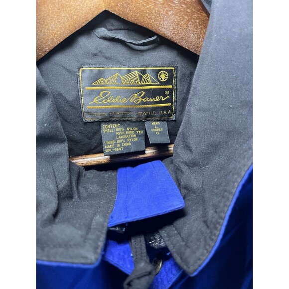 Vintage Eddie Bauer Gore-Tex Shell Jacket – Men’s Large – Expedition Outfitter - Picture 4 of 8